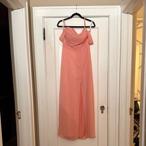 Birdy Grey Off Shoulder Coral Dress